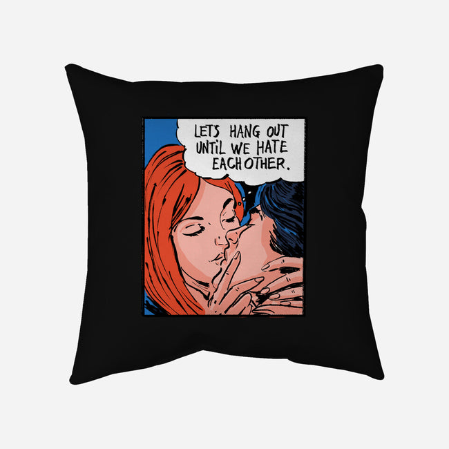 Let's Hang Out-None-Removable Cover w Insert-Throw Pillow-kharmazero