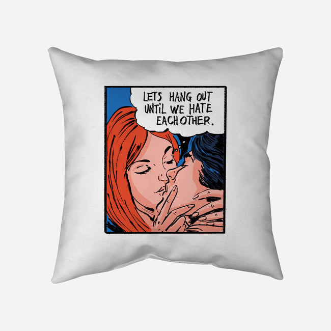 Let's Hang Out-None-Removable Cover w Insert-Throw Pillow-kharmazero