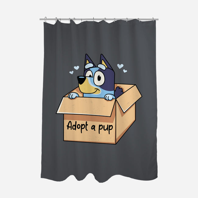 Adopt A Pup-None-Polyester-Shower Curtain-Xentee