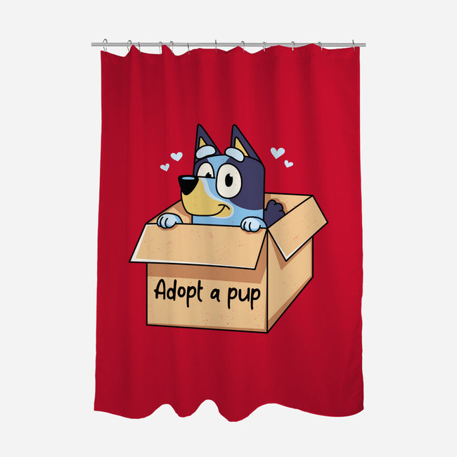 Adopt A Pup-None-Polyester-Shower Curtain-Xentee