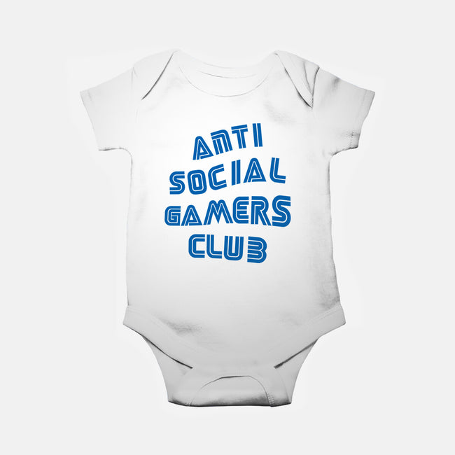 Antisocial Gamer-Baby-Basic-Onesie-Rogelio