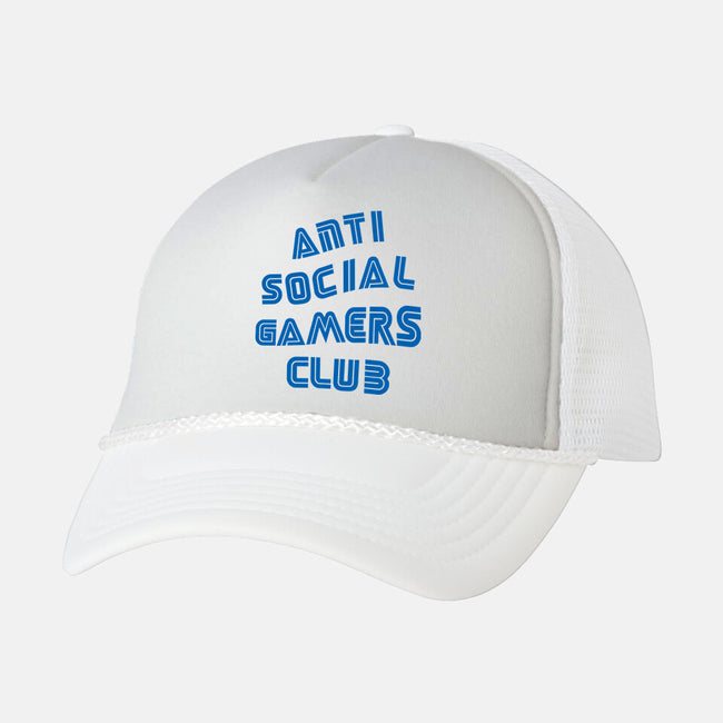 Antisocial Gamer-Unisex-Trucker-Hat-Rogelio