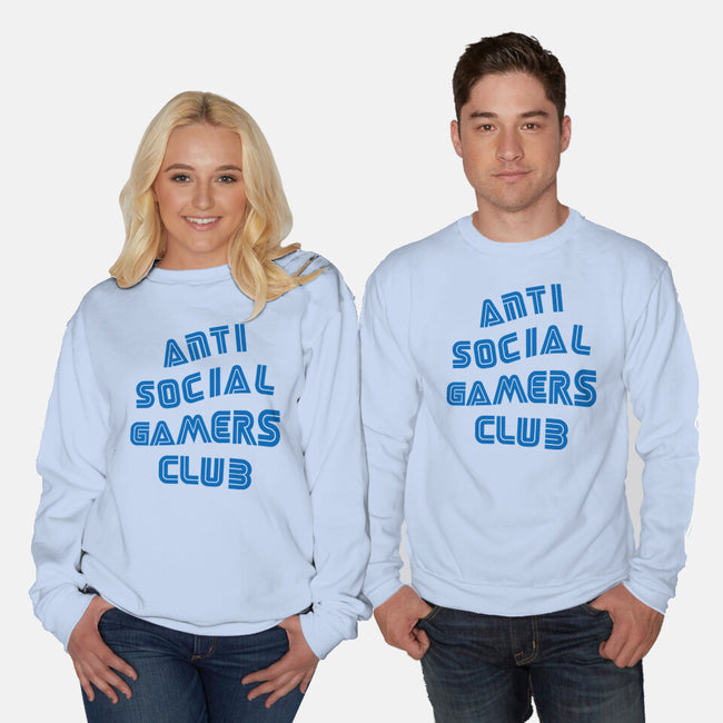 Antisocial Gamer-Unisex-Crew Neck-Sweatshirt-Rogelio