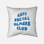 Antisocial Gamer-None-Removable Cover-Throw Pillow-Rogelio