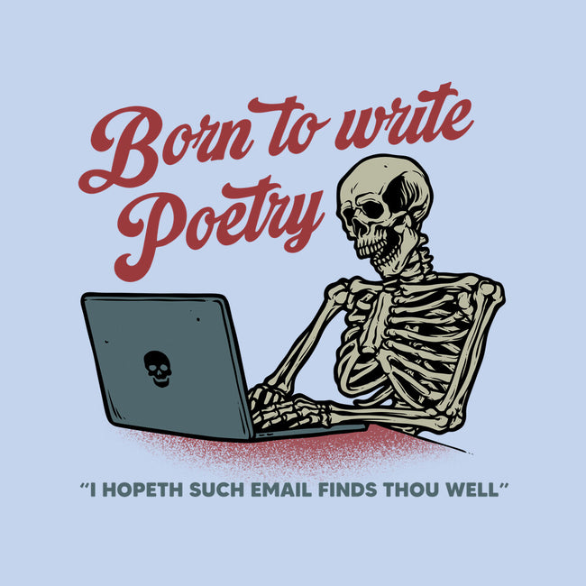 Born To Write Poetry-None-Adjustable Tote-Bag-gorillafamstudio