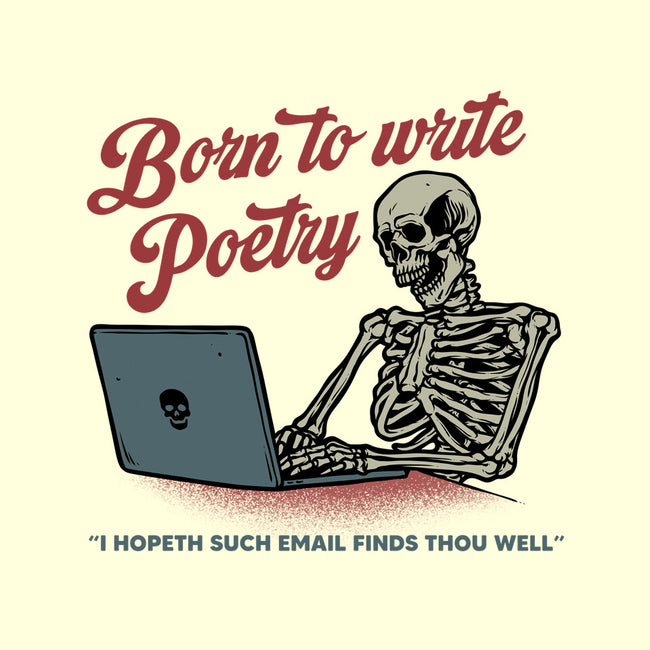 Born To Write Poetry-None-Glossy-Sticker-gorillafamstudio