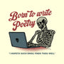 Born To Write Poetry-None-Zippered-Laptop Sleeve-gorillafamstudio