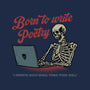 Born To Write Poetry-None-Memory Foam-Bath Mat-gorillafamstudio