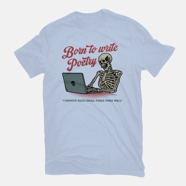 Born To Write Poetry-Mens-Premium-Tee-gorillafamstudio