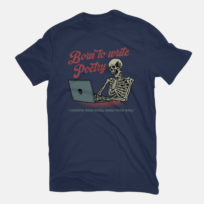 Born To Write Poetry-Mens-Premium-Tee-gorillafamstudio