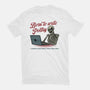 Born To Write Poetry-Mens-Heavyweight-Tee-gorillafamstudio