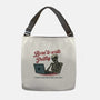 Born To Write Poetry-None-Adjustable Tote-Bag-gorillafamstudio