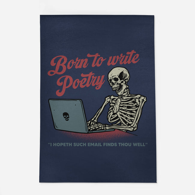 Born To Write Poetry-None-Indoor-Rug-gorillafamstudio
