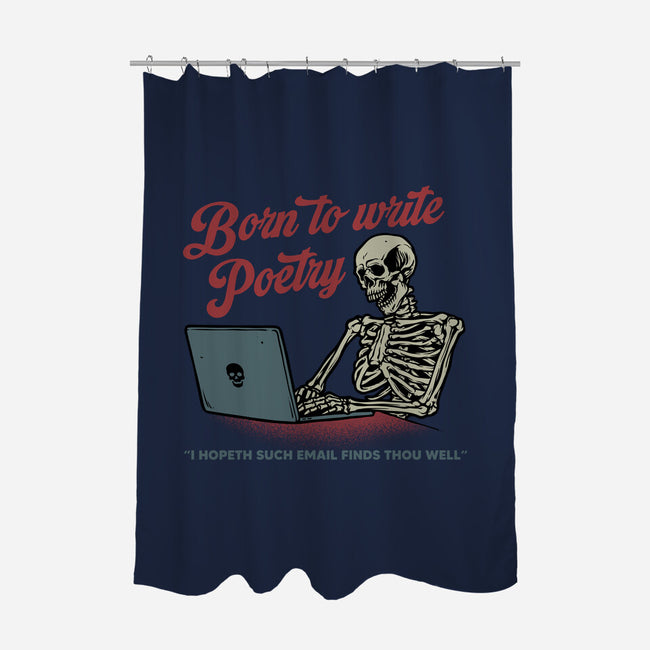 Born To Write Poetry-None-Polyester-Shower Curtain-gorillafamstudio