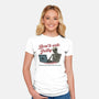 Born To Write Poetry-Womens-Fitted-Tee-gorillafamstudio