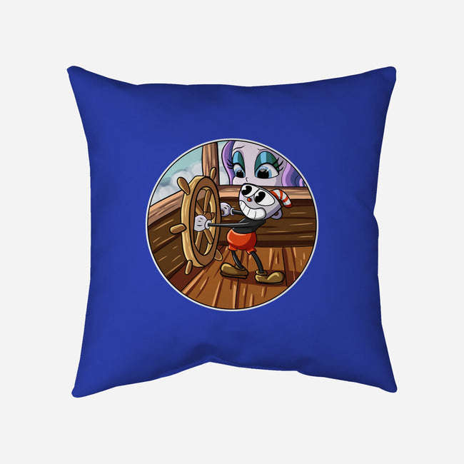 My New Boat-None-Removable Cover w Insert-Throw Pillow-nickzzarto