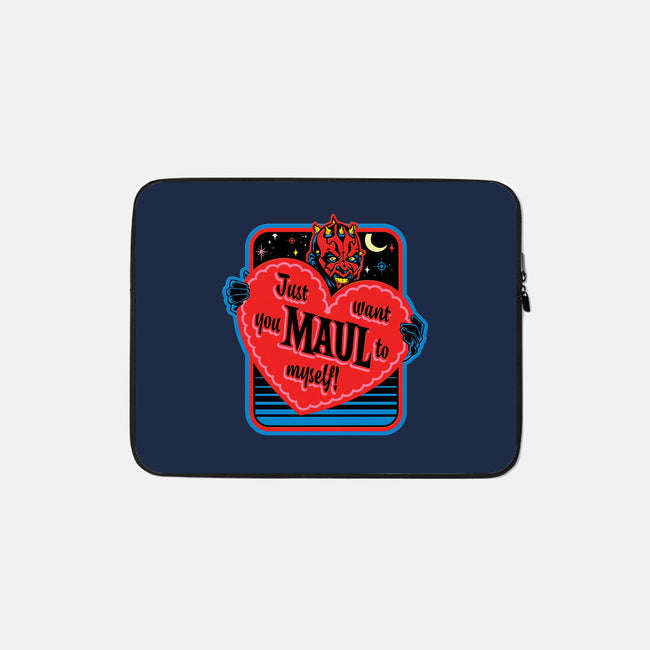 Maul To Myself-None-Zippered-Laptop Sleeve-Wheels