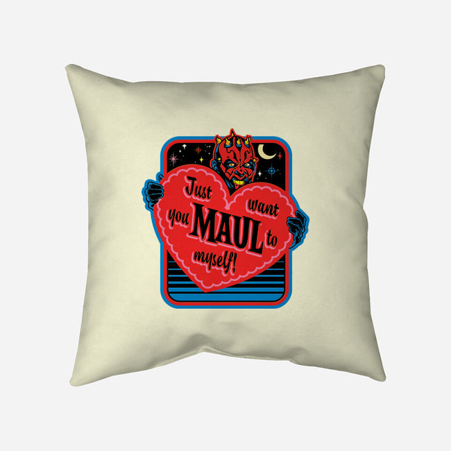 Maul To Myself-None-Removable Cover w Insert-Throw Pillow-Wheels