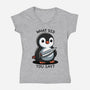 What Did You Say-Womens-V-Neck-Tee-fanfreak1