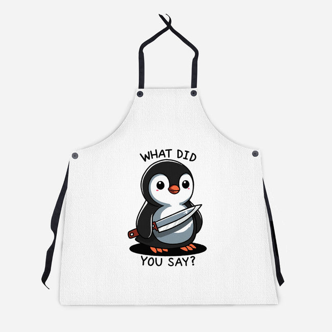 What Did You Say-Unisex-Kitchen-Apron-fanfreak1