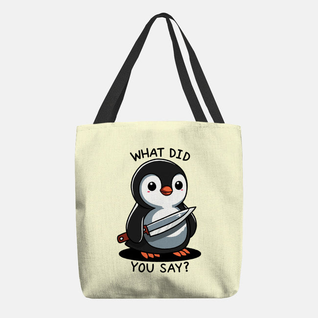 What Did You Say-None-Basic Tote-Bag-fanfreak1