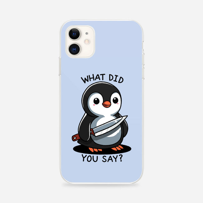 What Did You Say-iPhone-Snap-Phone Case-fanfreak1