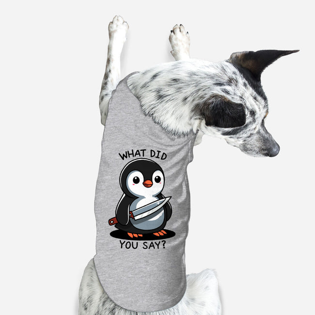 What Did You Say-Dog-Basic-Pet Tank-fanfreak1