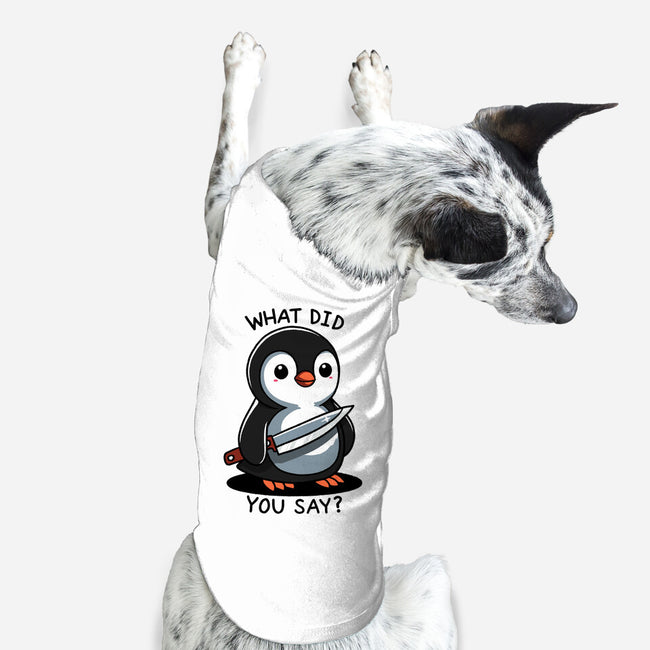 What Did You Say-Dog-Basic-Pet Tank-fanfreak1