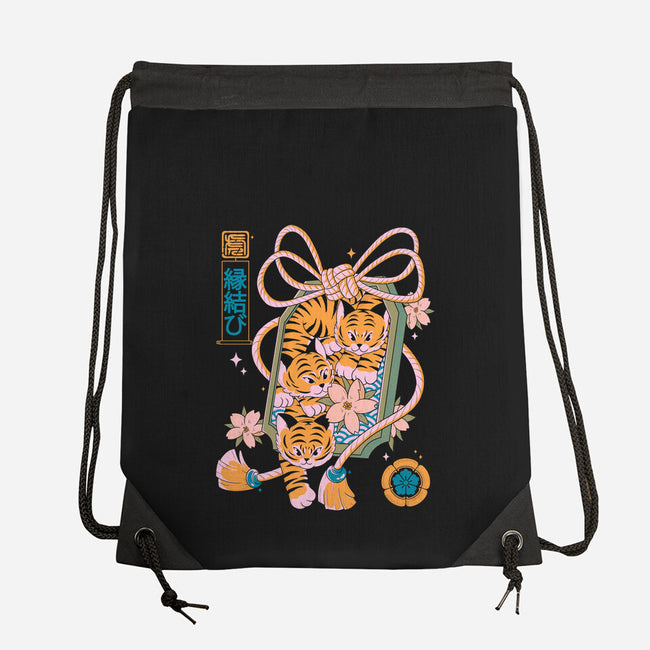 Omamori Tigers-None-Drawstring-Bag-Eoli Studio