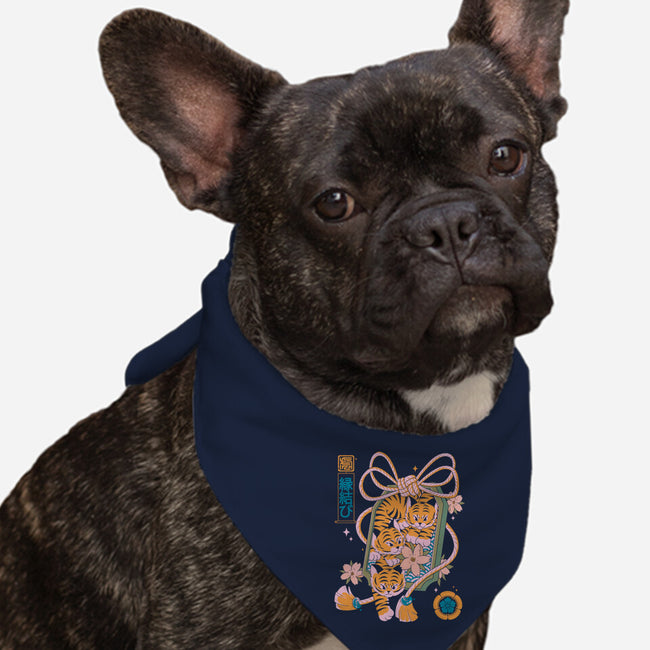 Omamori Tigers-Dog-Bandana-Pet Collar-Eoli Studio