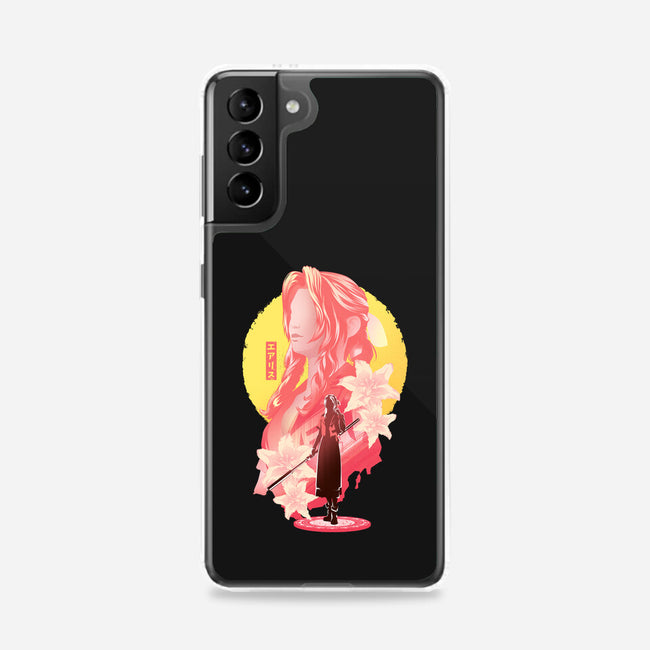 Flower Girl Of Midgar-Samsung-Snap-Phone Case-hypertwenty