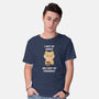 Early Or Friendly-Mens-Basic-Tee-Claudia