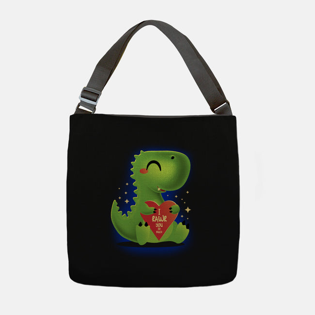 I Rawr You So Much-None-Adjustable Tote-Bag-erion_designs