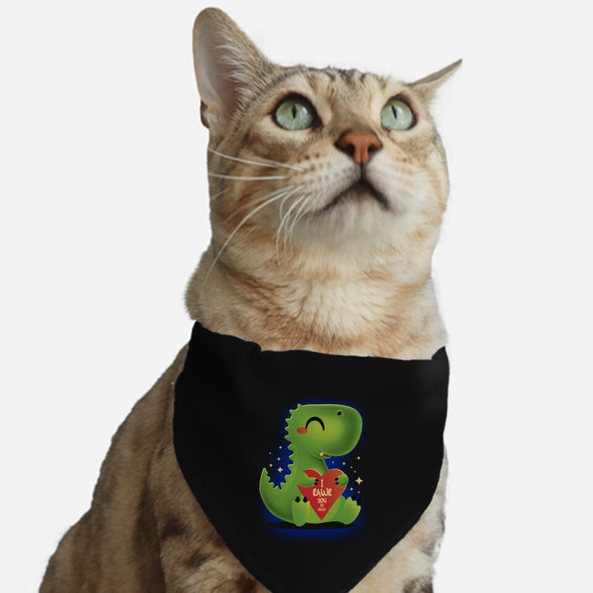 I Rawr You So Much-Cat-Adjustable-Pet Collar-erion_designs