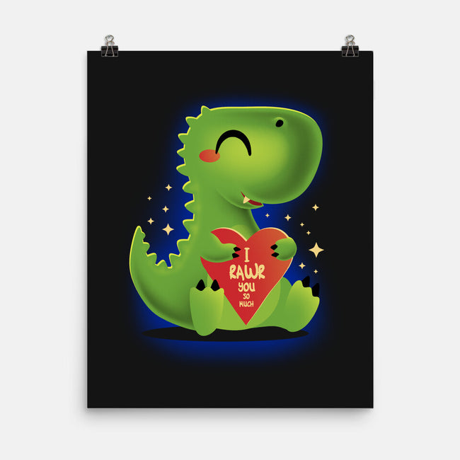 I Rawr You So Much-None-Matte-Poster-erion_designs