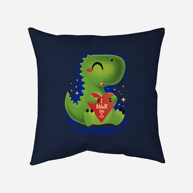 I Rawr You So Much-None-Removable Cover-Throw Pillow-erion_designs