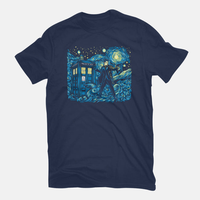 Tenth Doctor Dreams Of Time And Space-Mens-Heavyweight-Tee-DrMonekers