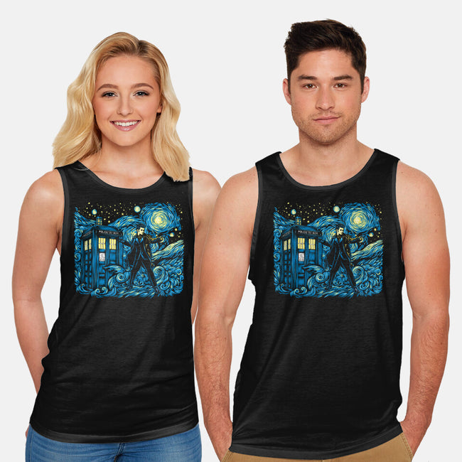 Tenth Doctor Dreams Of Time And Space-Unisex-Basic-Tank-DrMonekers