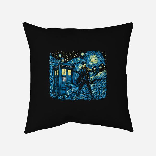 Tenth Doctor Dreams Of Time And Space-None-Non-Removable Cover w Insert-Throw Pillow-DrMonekers