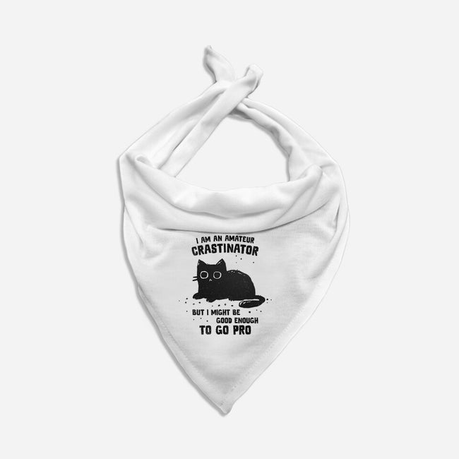 Amateur Crastinator-Cat-Bandana-Pet Collar-kg07