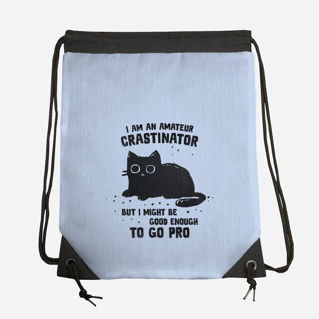 Amateur Crastinator-None-Drawstring-Bag-kg07