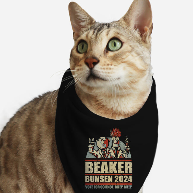 Vote For Science-Cat-Bandana-Pet Collar-kg07