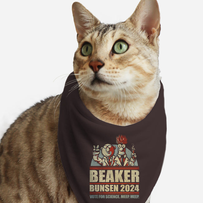 Vote For Science-Cat-Bandana-Pet Collar-kg07