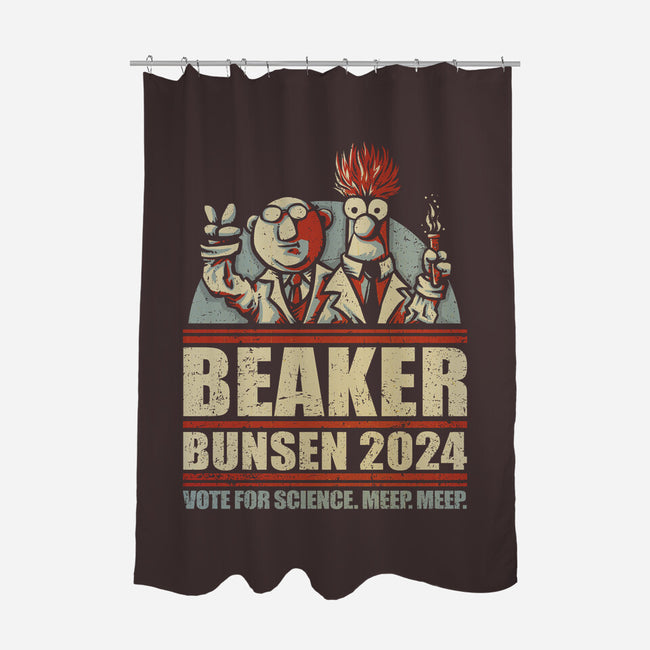 Vote For Science-None-Polyester-Shower Curtain-kg07