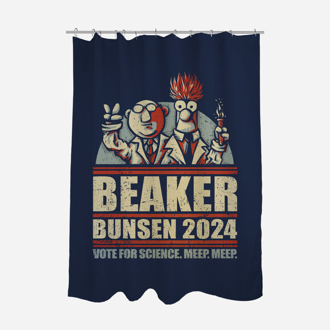 Vote For Science-None-Polyester-Shower Curtain-kg07