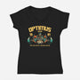 Optimus Gym-Womens-V-Neck-Tee-retrodivision