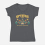 Optimus Gym-Womens-V-Neck-Tee-retrodivision