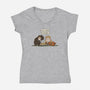 The Lovers Song-Womens-V-Neck-Tee-retrodivision