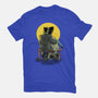 Monster And Bride Gazing At The Moon-Womens-Basic-Tee-zascanauta