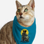 Monster And Bride Gazing At The Moon-Cat-Bandana-Pet Collar-zascanauta